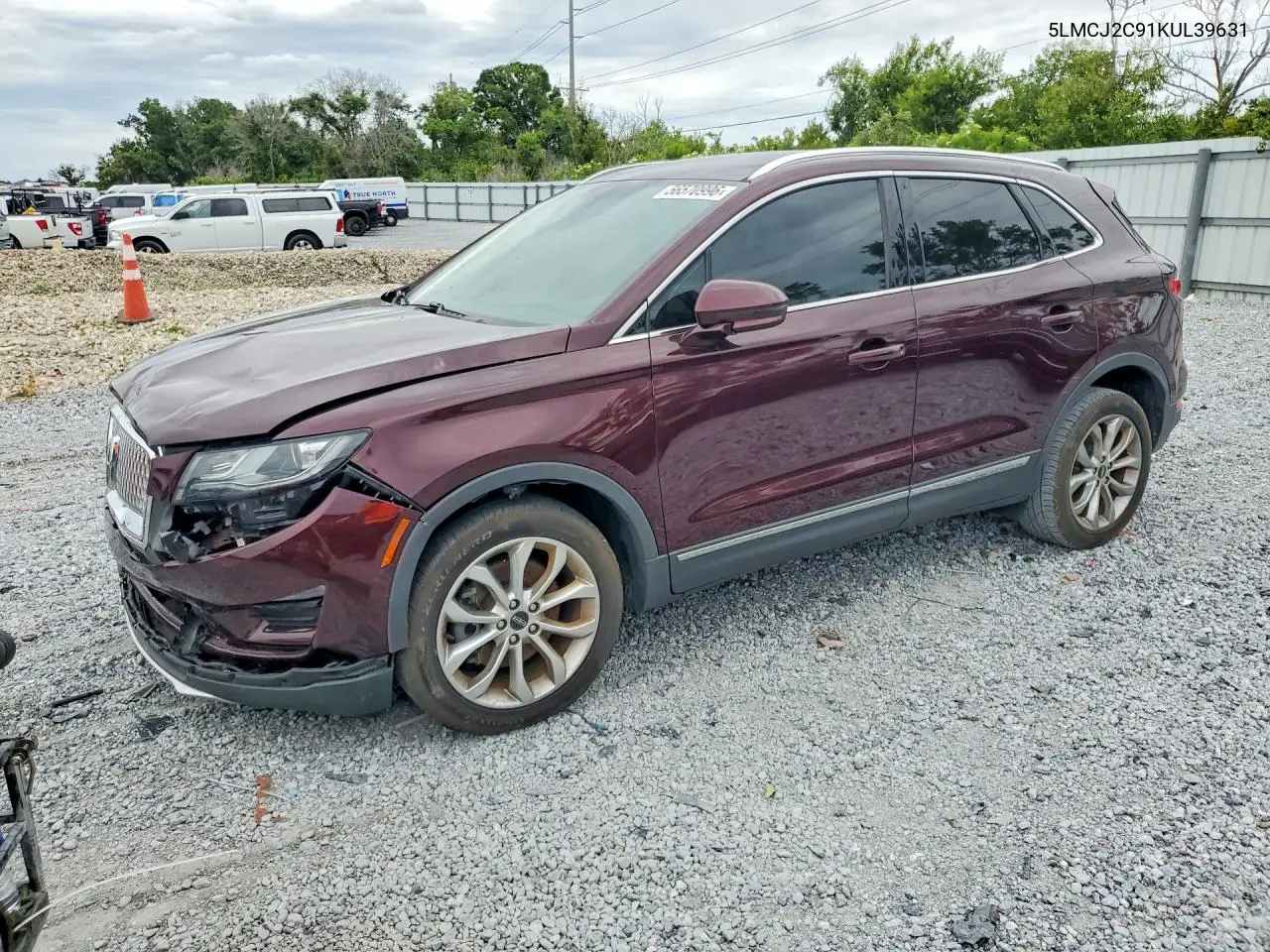 2019 Lincoln Mkc Select VIN: 5LMCJ2C91KUL39631 Lot: 56570996