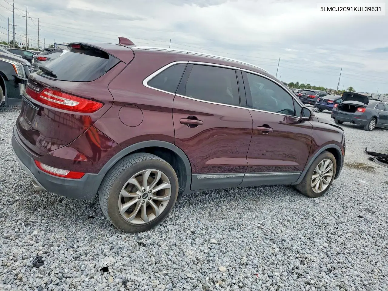 2019 Lincoln Mkc Select VIN: 5LMCJ2C91KUL39631 Lot: 56570996
