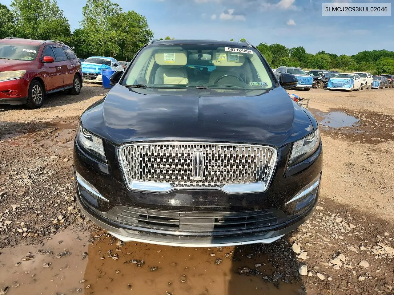 2019 Lincoln Mkc Select VIN: 5LMCJ2C93KUL02046 Lot: 56712486