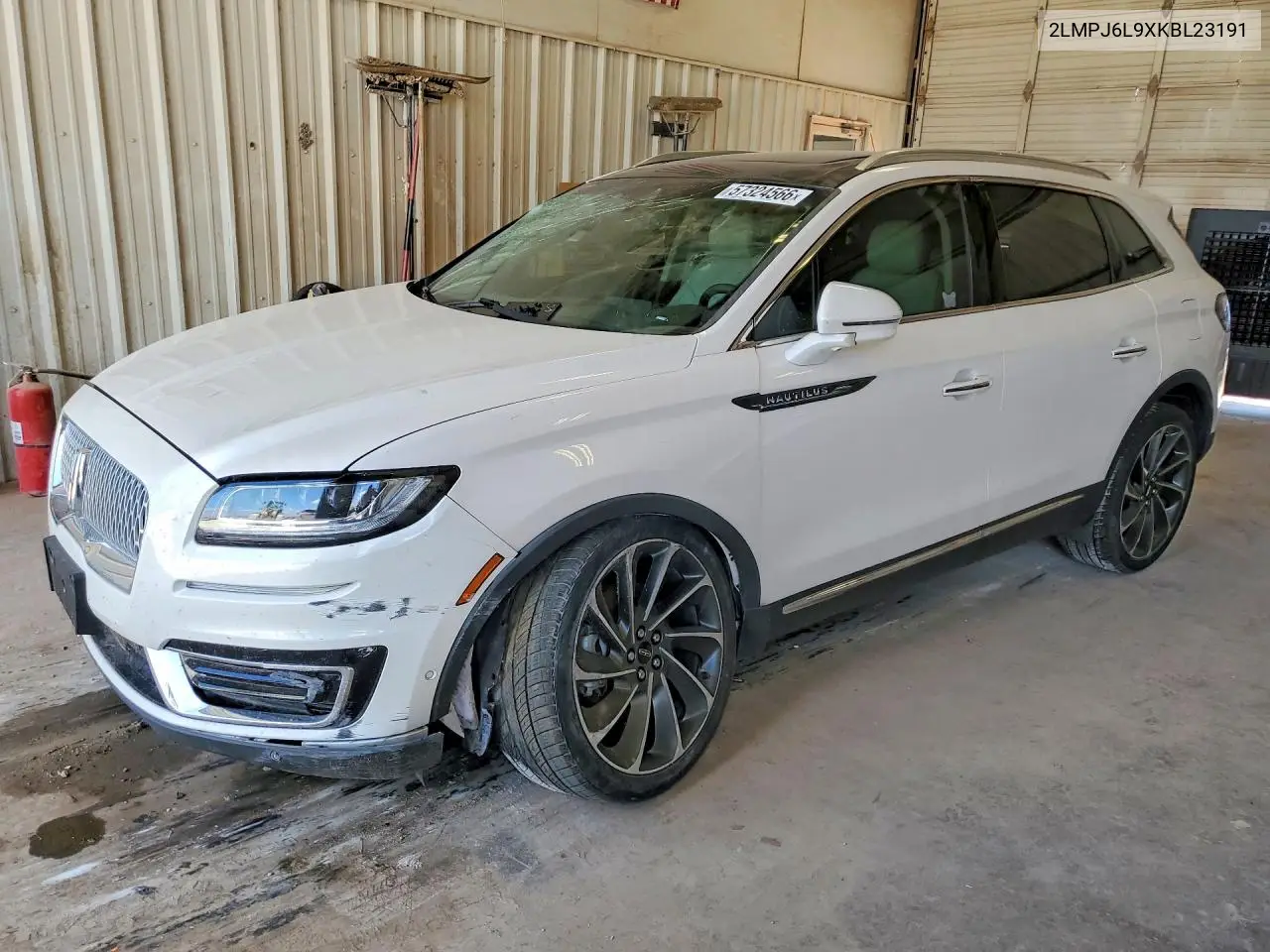 2019 Lincoln Nautilus Reserve VIN: 2LMPJ6L9XKBL23191 Lot: 57324566