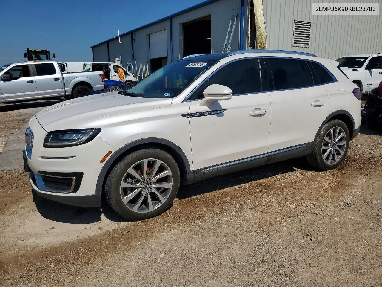 2019 Lincoln Nautilus Select VIN: 2LMPJ6K90KBL23783 Lot: 57534176