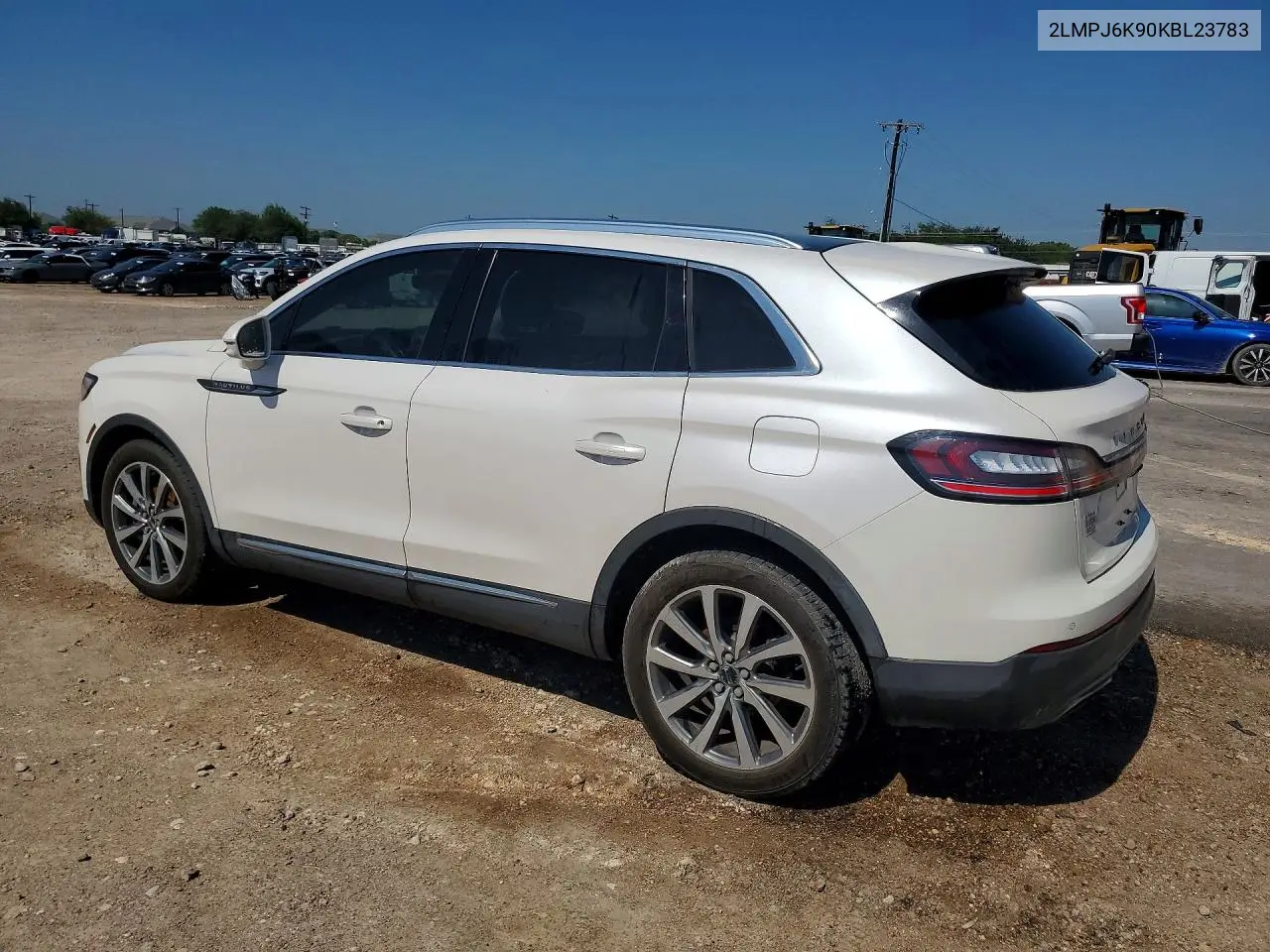 2019 Lincoln Nautilus Select VIN: 2LMPJ6K90KBL23783 Lot: 57534176
