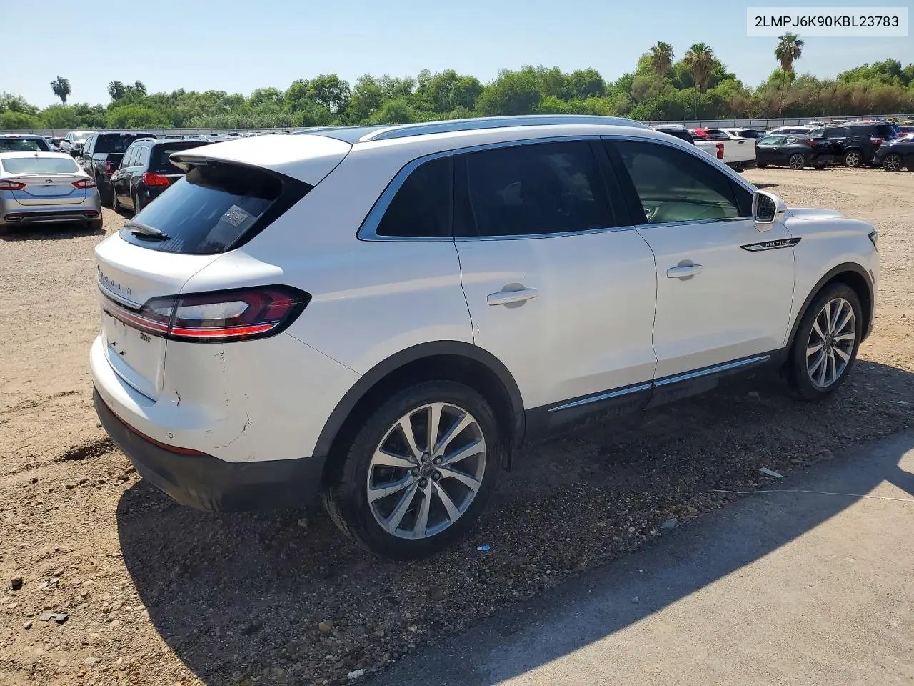 2019 Lincoln Nautilus Select VIN: 2LMPJ6K90KBL23783 Lot: 57534176