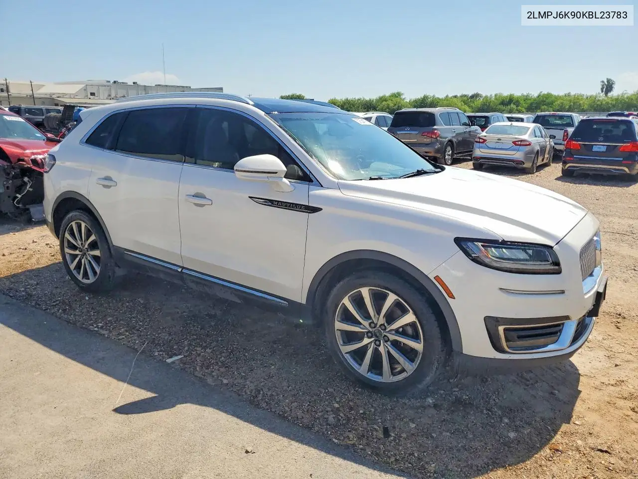 2019 Lincoln Nautilus Select VIN: 2LMPJ6K90KBL23783 Lot: 57534176
