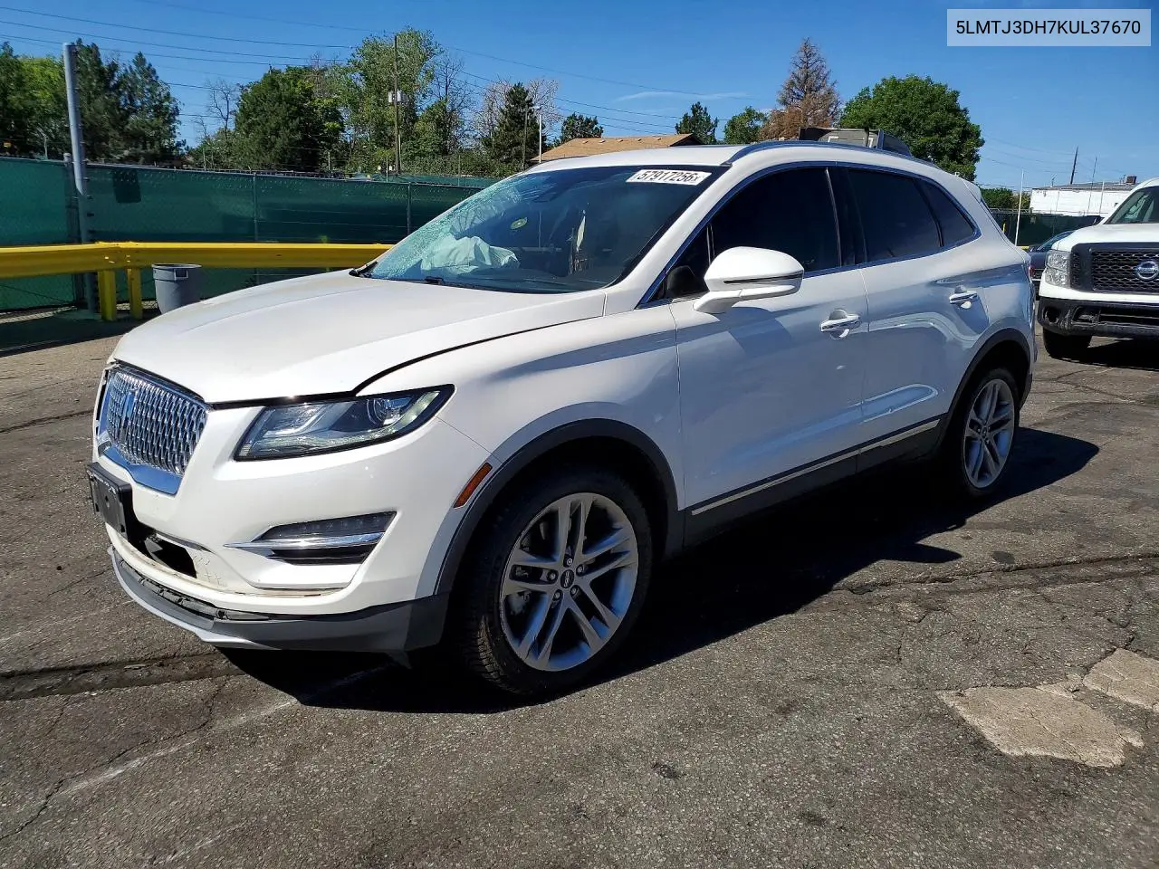 2019 Lincoln Mkc Reserve VIN: 5LMTJ3DH7KUL37670 Lot: 57917256