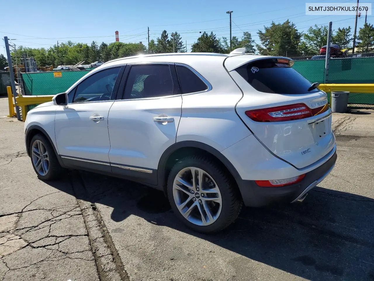2019 Lincoln Mkc Reserve VIN: 5LMTJ3DH7KUL37670 Lot: 57917256