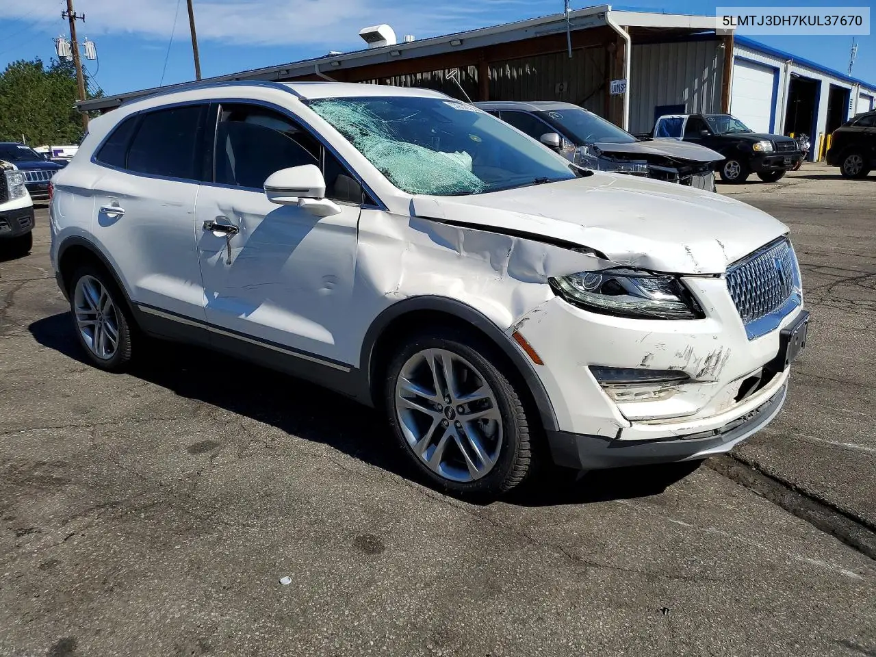 2019 Lincoln Mkc Reserve VIN: 5LMTJ3DH7KUL37670 Lot: 57917256