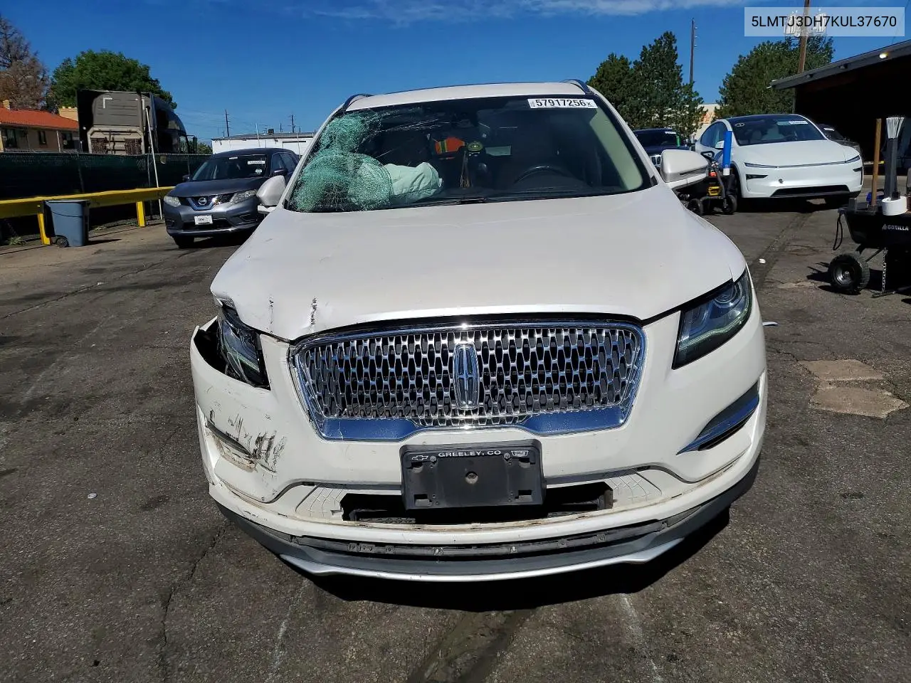 2019 Lincoln Mkc Reserve VIN: 5LMTJ3DH7KUL37670 Lot: 57917256