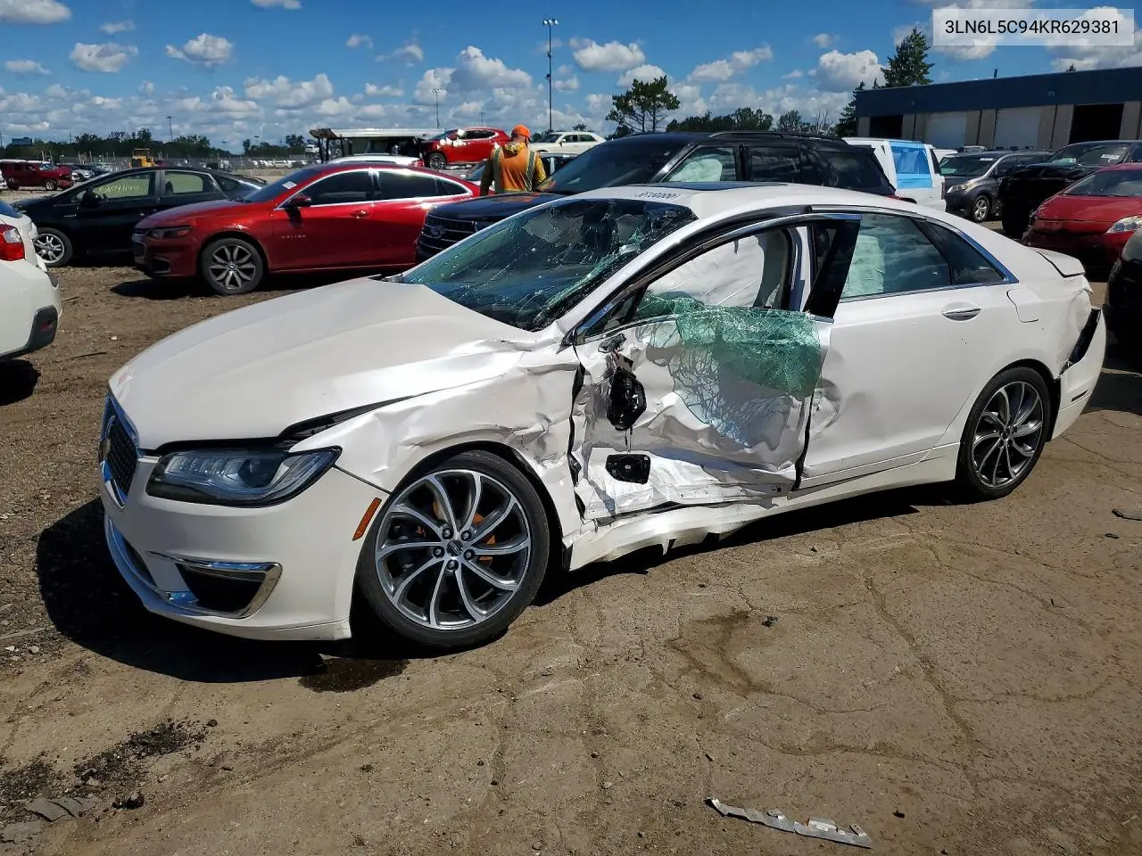 2019 Lincoln Mkz Reserve I VIN: 3LN6L5C94KR629381 Lot: 58180866