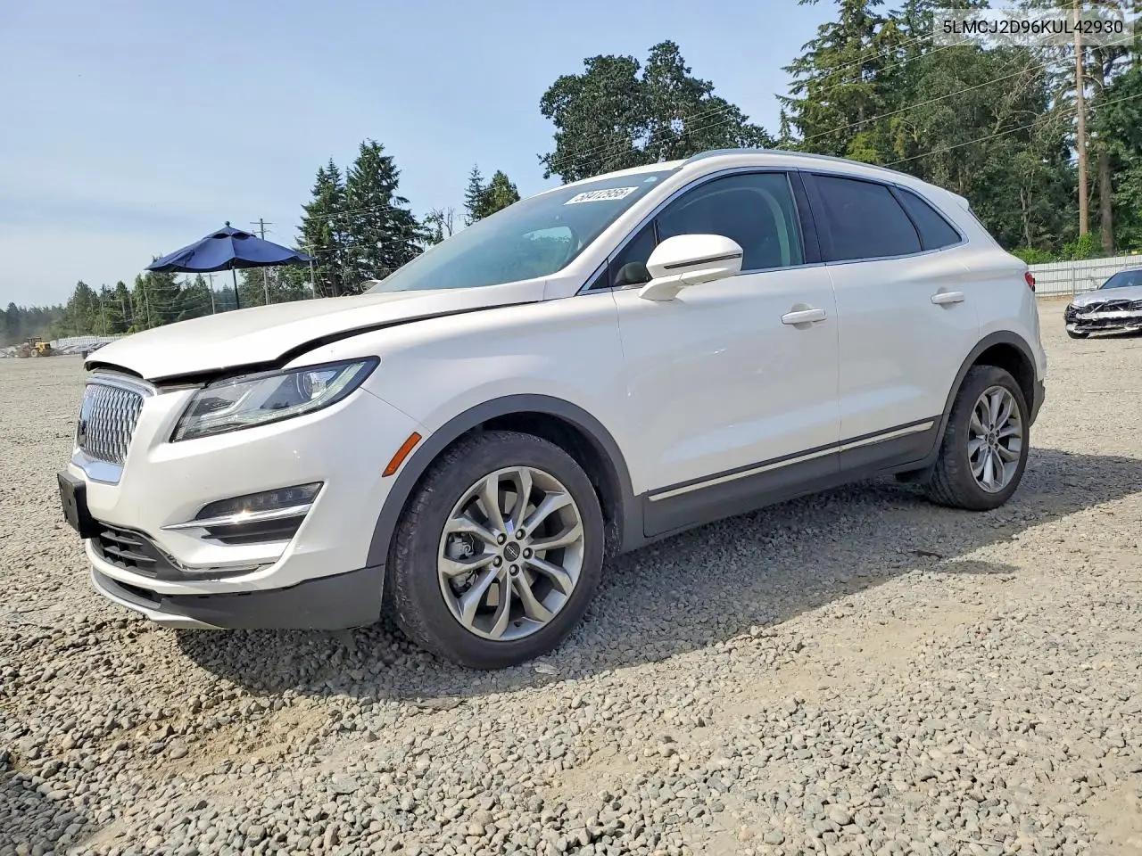 2019 Lincoln Mkc Select VIN: 5LMCJ2D96KUL42930 Lot: 58412956