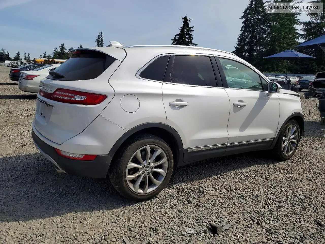 2019 Lincoln Mkc Select VIN: 5LMCJ2D96KUL42930 Lot: 58412956