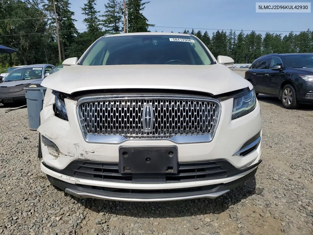 2019 Lincoln Mkc Select VIN: 5LMCJ2D96KUL42930 Lot: 58412956