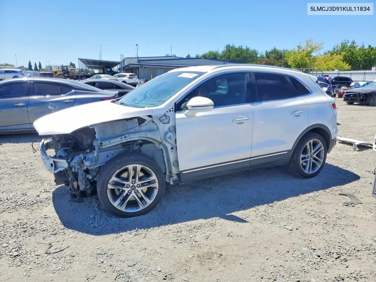2019 Lincoln Mkc Reserve VIN: 5LMCJ3D91KUL11834 Lot: 58579266