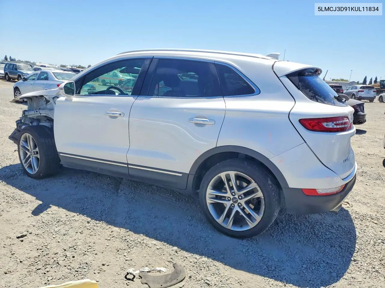 2019 Lincoln Mkc Reserve VIN: 5LMCJ3D91KUL11834 Lot: 58579266