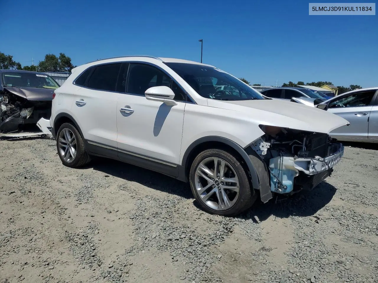 2019 Lincoln Mkc Reserve VIN: 5LMCJ3D91KUL11834 Lot: 58579266