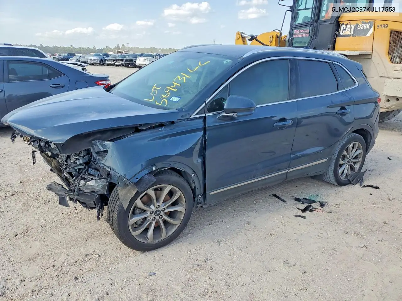 2019 Lincoln Mkc Select VIN: 5LMCJ2C97KUL17553 Lot: 58943166