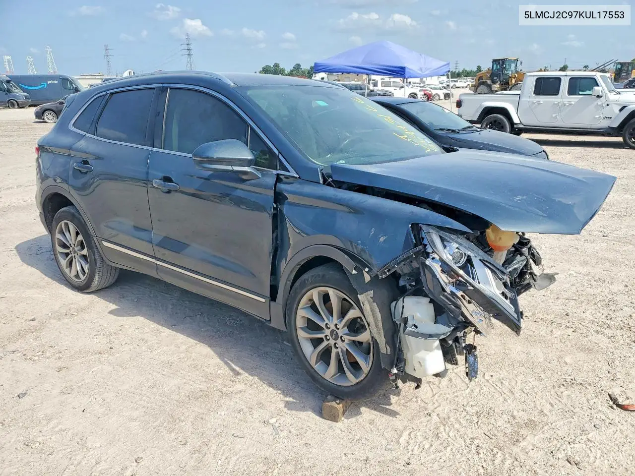 2019 Lincoln Mkc Select VIN: 5LMCJ2C97KUL17553 Lot: 58943166