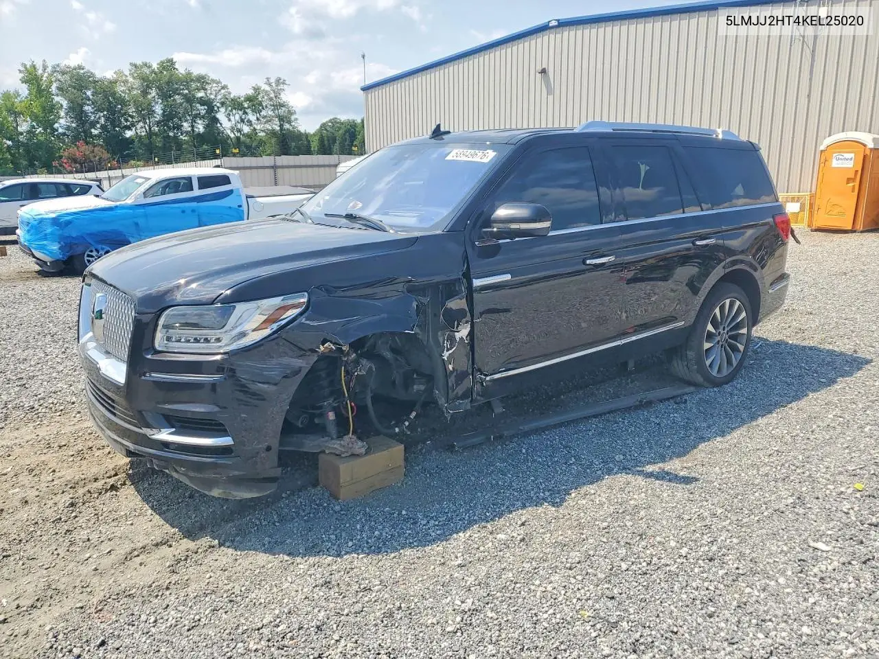 2019 Lincoln Navigator Select VIN: 5LMJJ2HT4KEL25020 Lot: 58949676