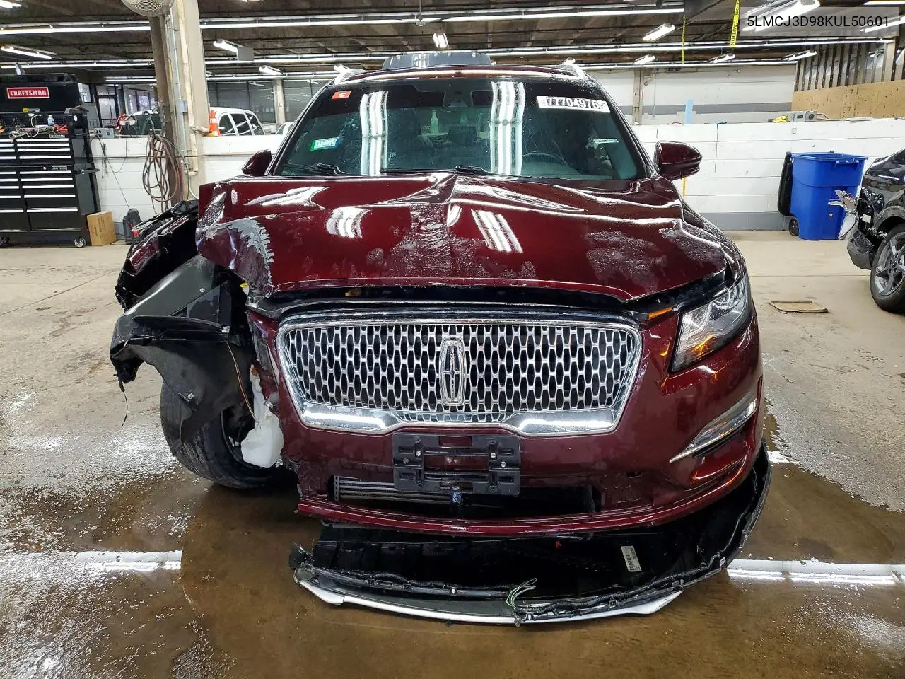 2019 Lincoln Mkc Reserve VIN: 5LMCJ3D98KUL50601 Lot: 77704975