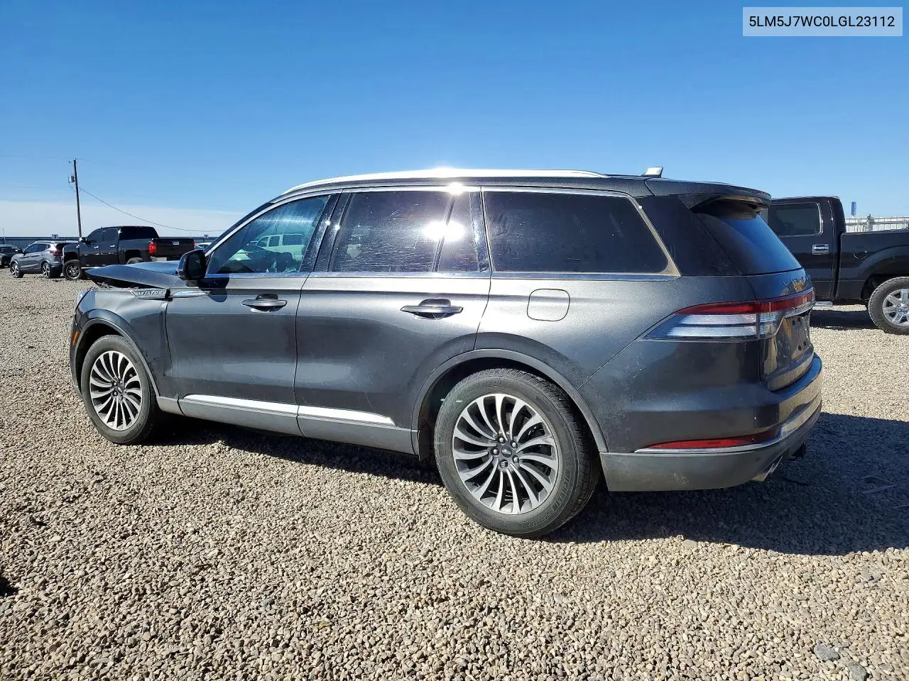 2020 Lincoln Aviator Reserve VIN: 5LM5J7WC0LGL23112 Lot: 45452176