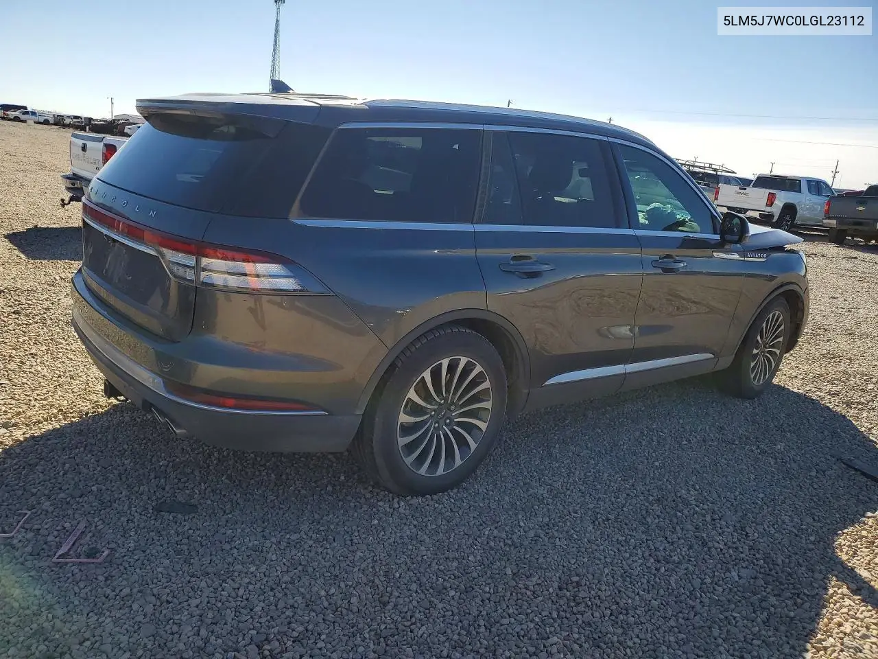 2020 Lincoln Aviator Reserve VIN: 5LM5J7WC0LGL23112 Lot: 45452176