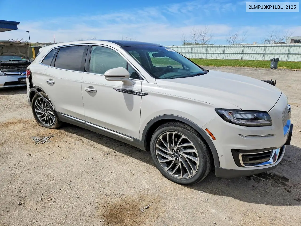 2020 Lincoln Nautilus Reserve VIN: 2LMPJ8KP1LBL12125 Lot: 52547916