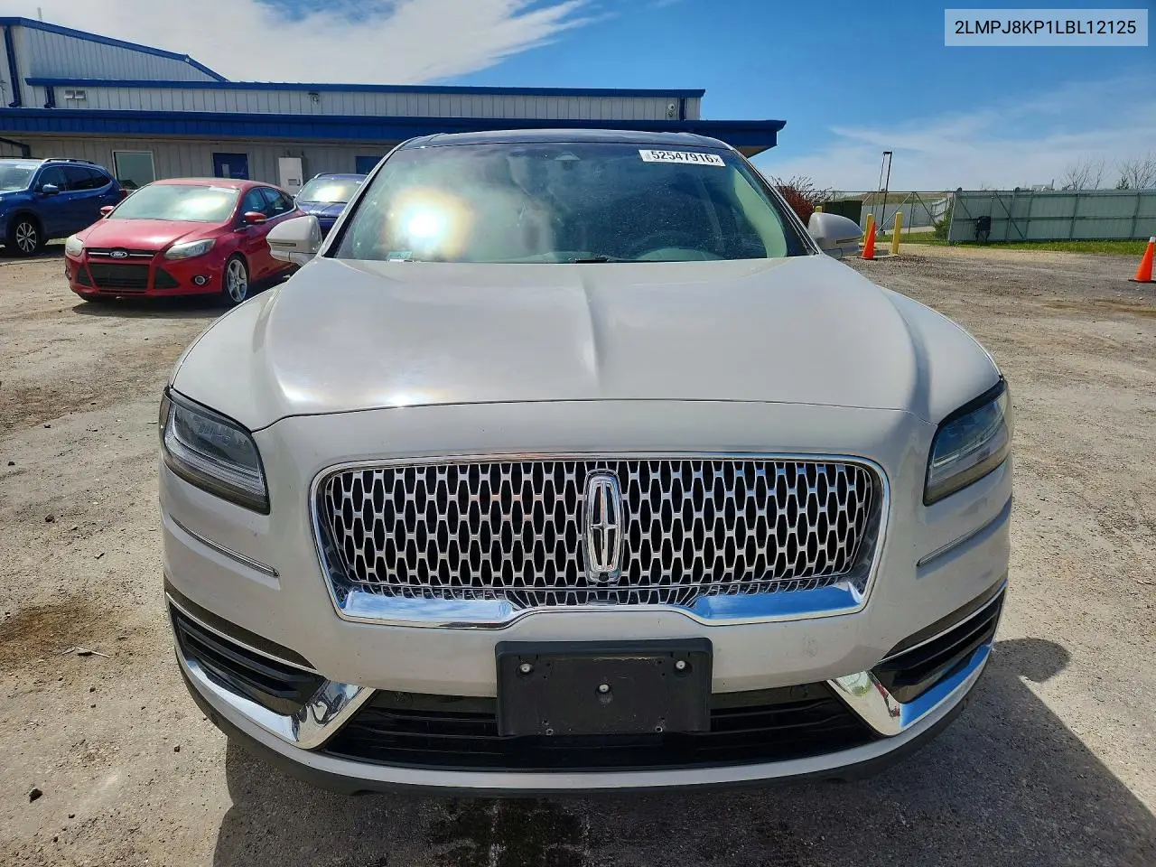 2020 Lincoln Nautilus Reserve VIN: 2LMPJ8KP1LBL12125 Lot: 52547916