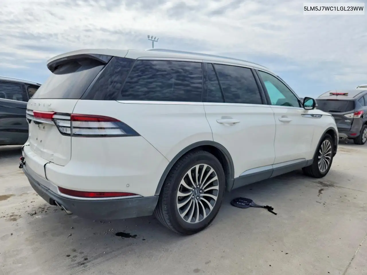 2020 Lincoln Aviator Reserve VIN: 5LM5J7WC1LGL23WW Lot: 52582436
