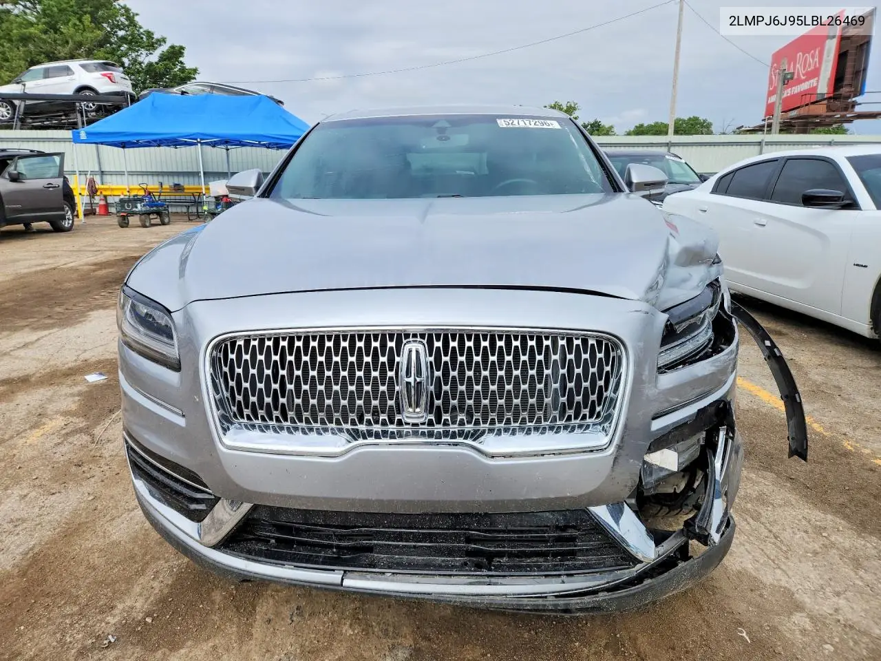 2020 Lincoln Nautilus VIN: 2LMPJ6J95LBL26469 Lot: 52717296