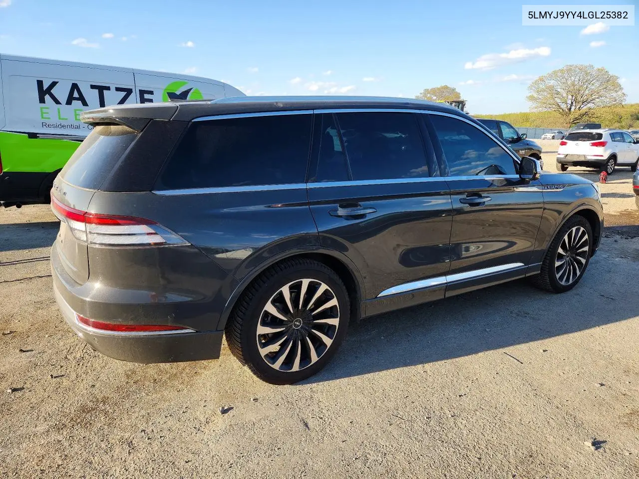 2020 Lincoln Aviator Black Label Grand Touring VIN: 5LMYJ9YY4LGL25382 Lot: 52738936