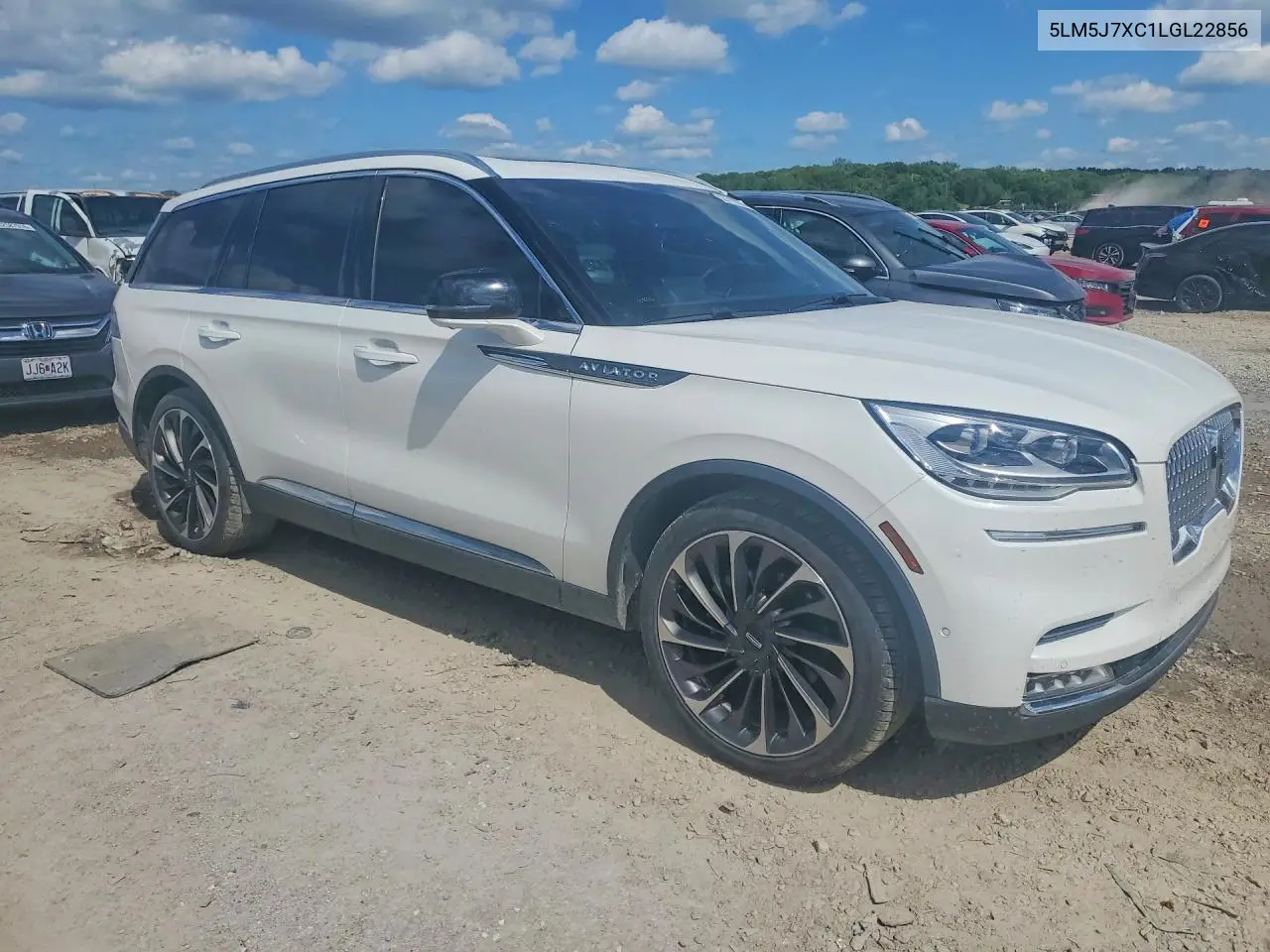 2020 Lincoln Aviator Reserve VIN: 5LM5J7XC1LGL22856 Lot: 52779226