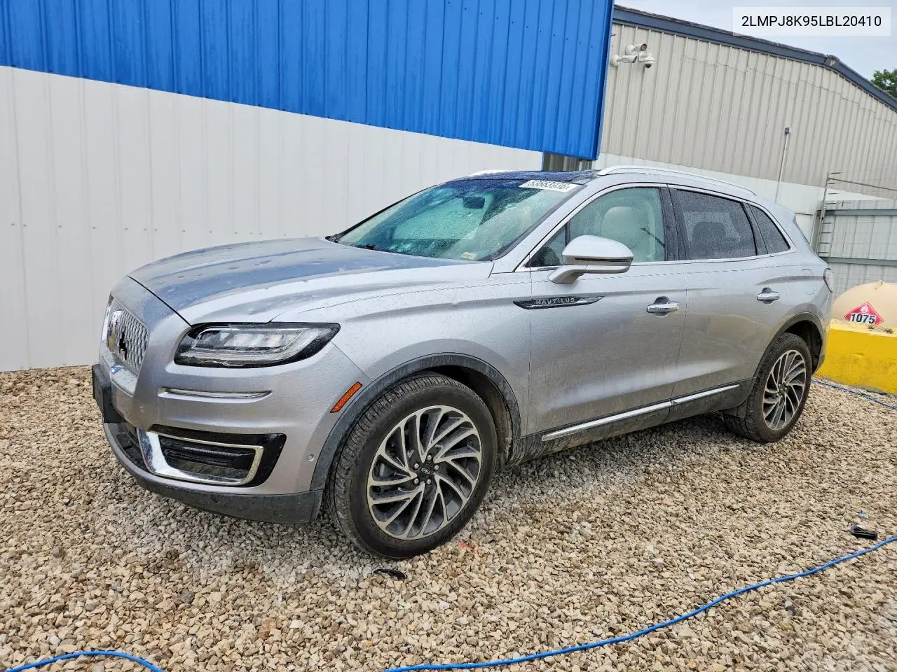 2020 Lincoln Nautilus Reserve VIN: 2LMPJ8K95LBL20410 Lot: 53663936