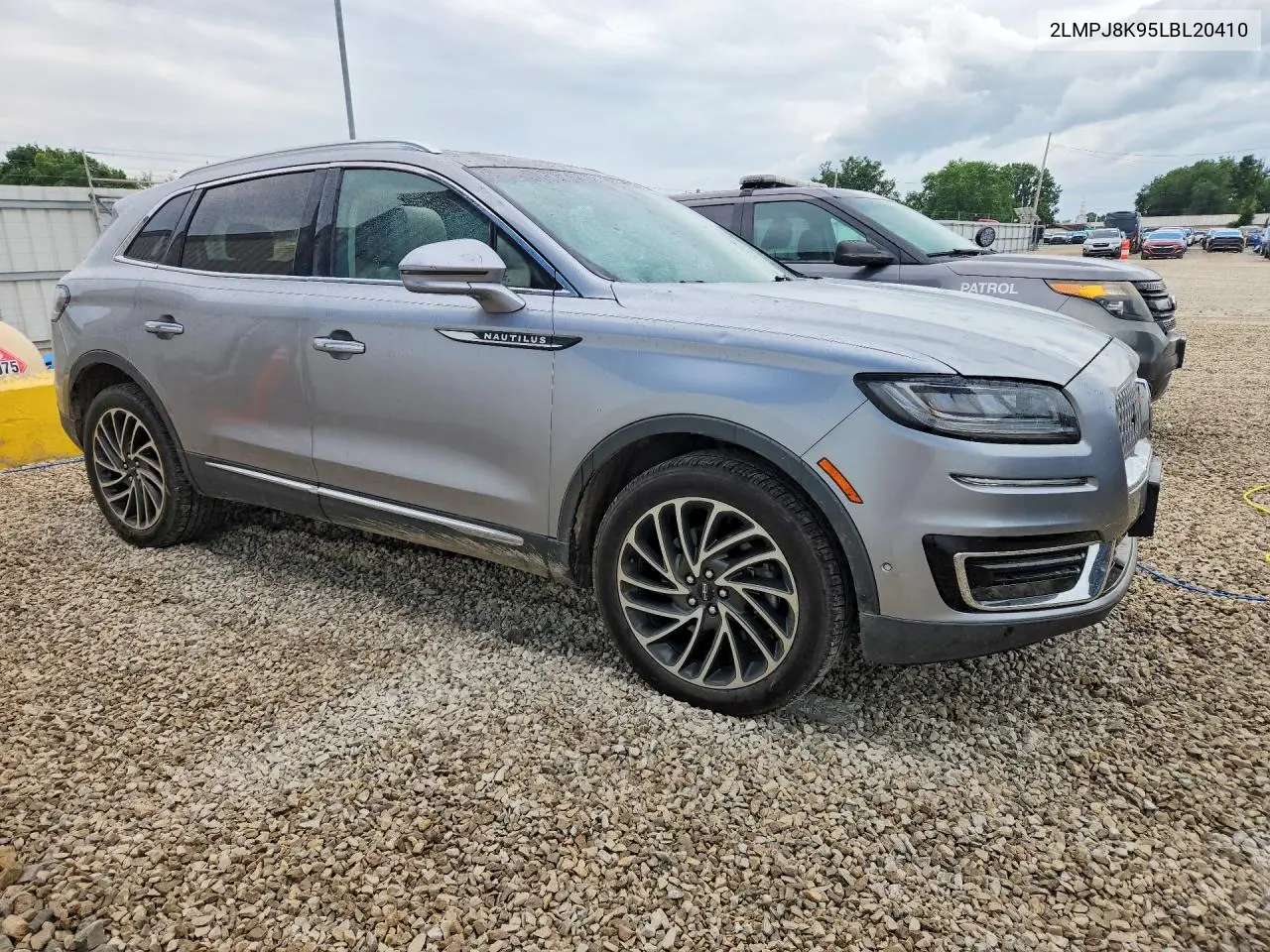 2020 Lincoln Nautilus Reserve VIN: 2LMPJ8K95LBL20410 Lot: 53663936