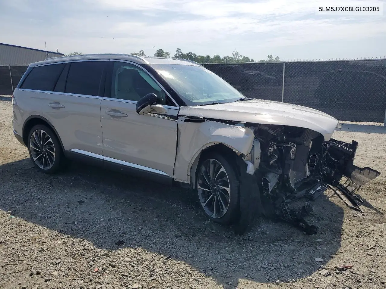 2020 Lincoln Aviator Reserve VIN: 5LM5J7XC8LGL03205 Lot: 54449146