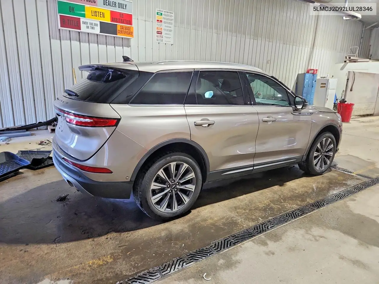 2020 Lincoln Corsair Reserve VIN: 5LMCJ2D92LUL28346 Lot: 54904536