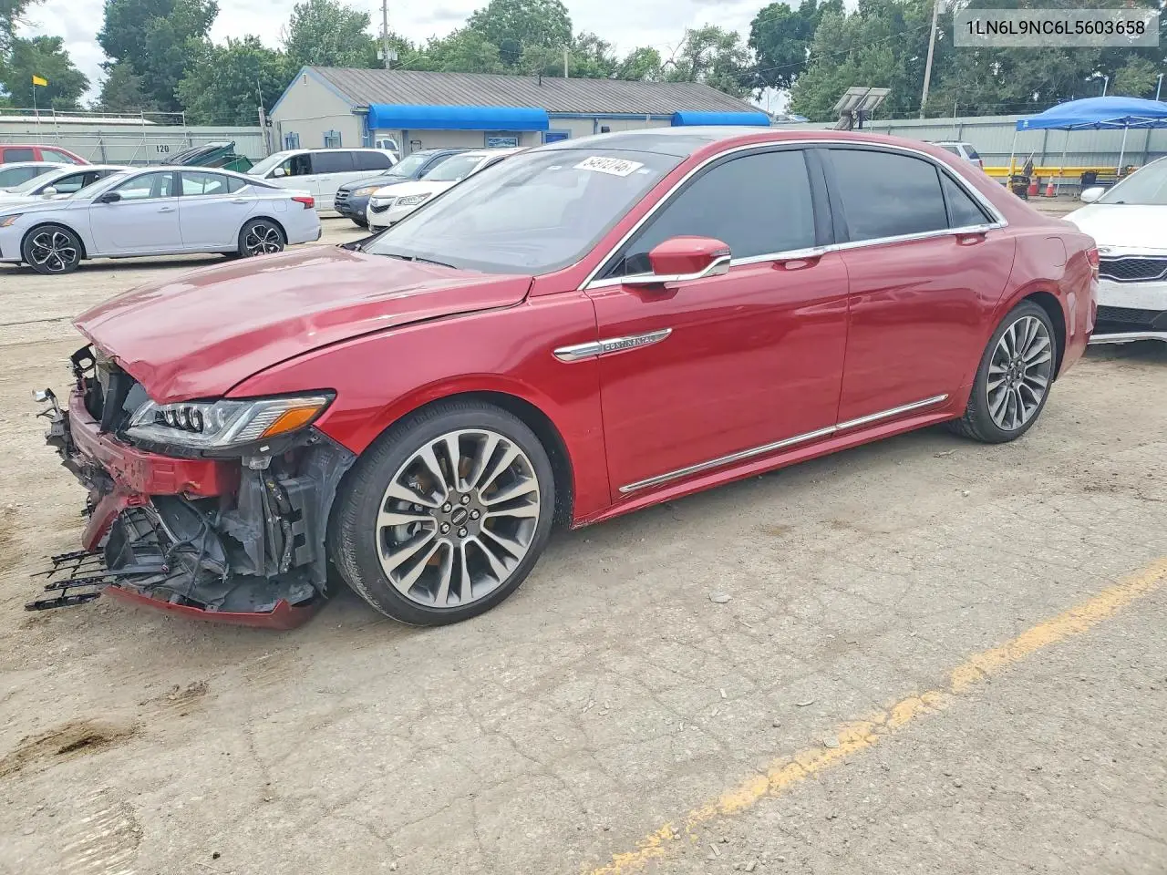 2020 Lincoln Continental Reserve VIN: 1LN6L9NC6L5603658 Lot: 54912746