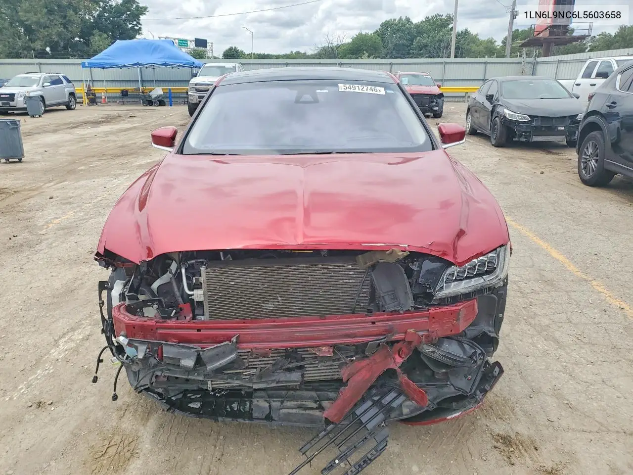 2020 Lincoln Continental Reserve VIN: 1LN6L9NC6L5603658 Lot: 54912746