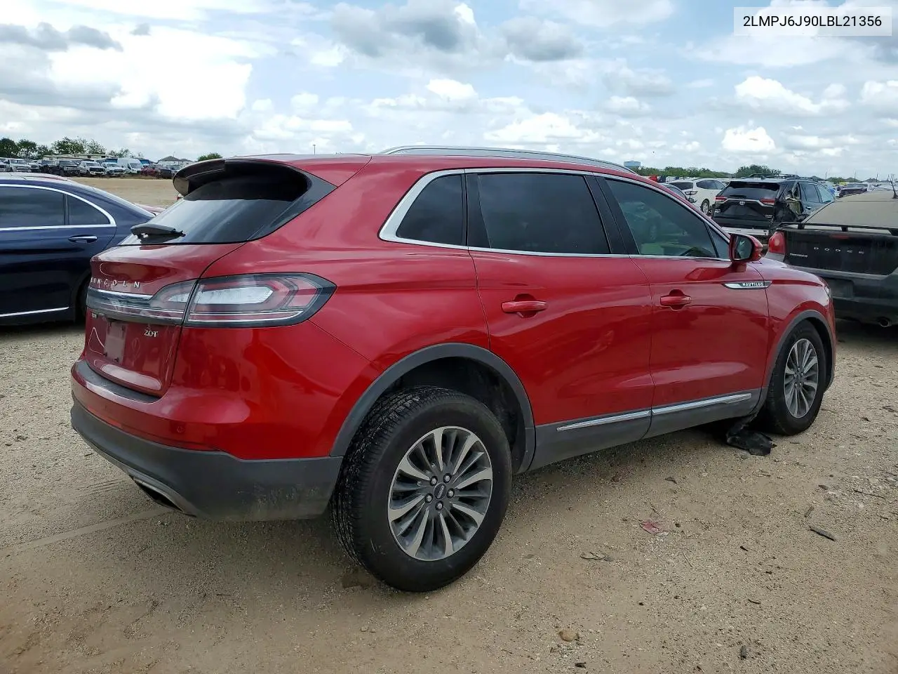 2020 Lincoln Nautilus VIN: 2LMPJ6J90LBL21356 Lot: 54976886