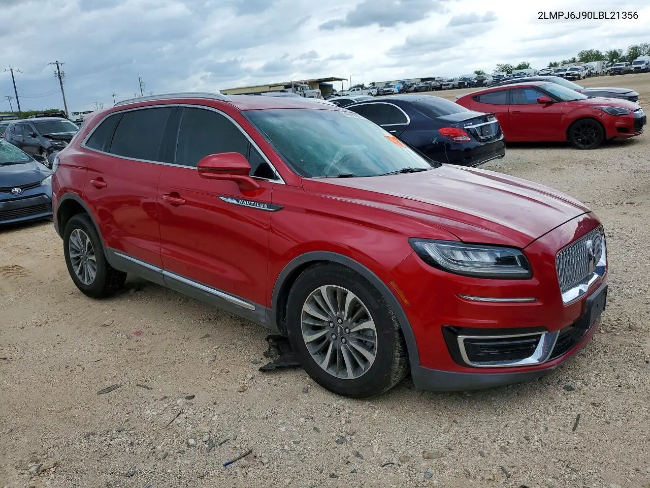 2020 Lincoln Nautilus VIN: 2LMPJ6J90LBL21356 Lot: 54976886