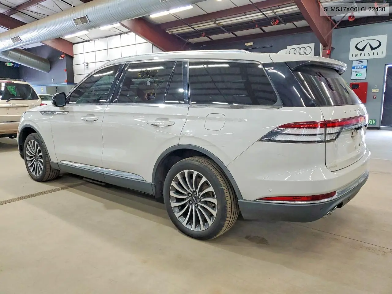 2020 Lincoln Aviator Reserve VIN: 5LM5J7XC0LGL22430 Lot: 55366336