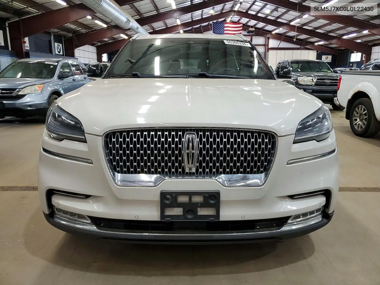 2020 Lincoln Aviator Reserve VIN: 5LM5J7XC0LGL22430 Lot: 55366336