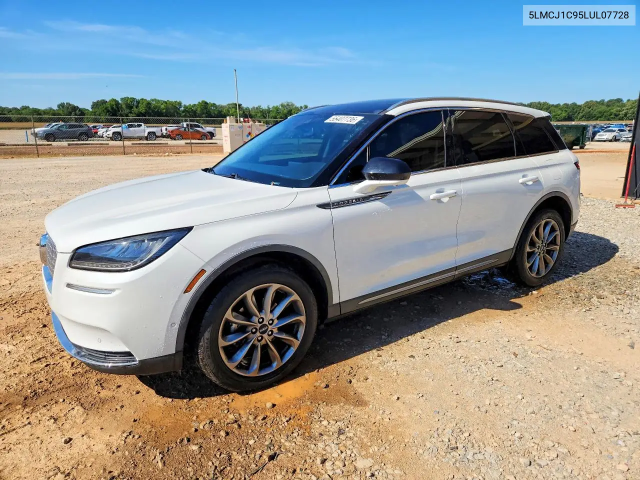2020 Lincoln Corsair VIN: 5LMCJ1C95LUL07728 Lot: 55407736