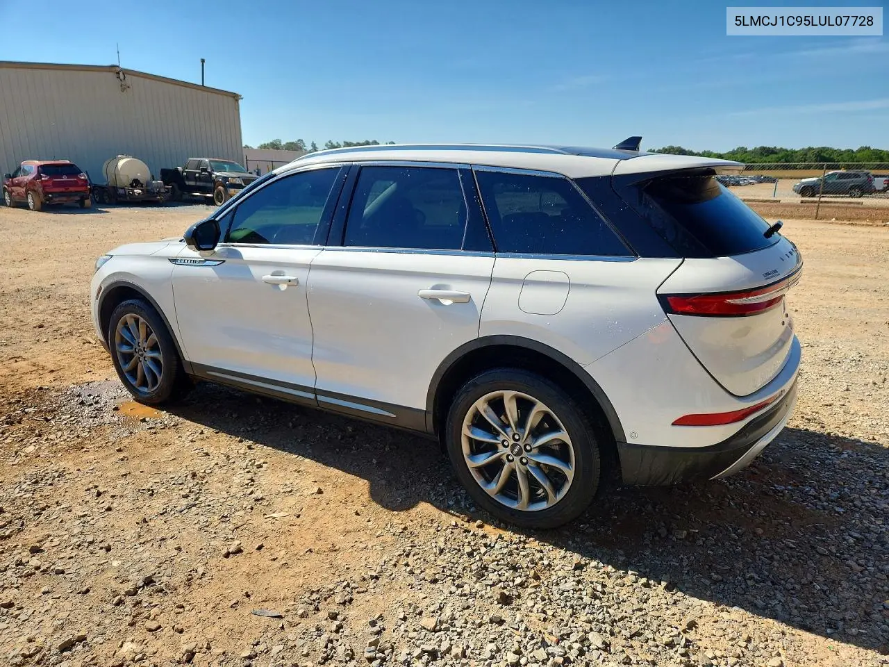 2020 Lincoln Corsair VIN: 5LMCJ1C95LUL07728 Lot: 55407736