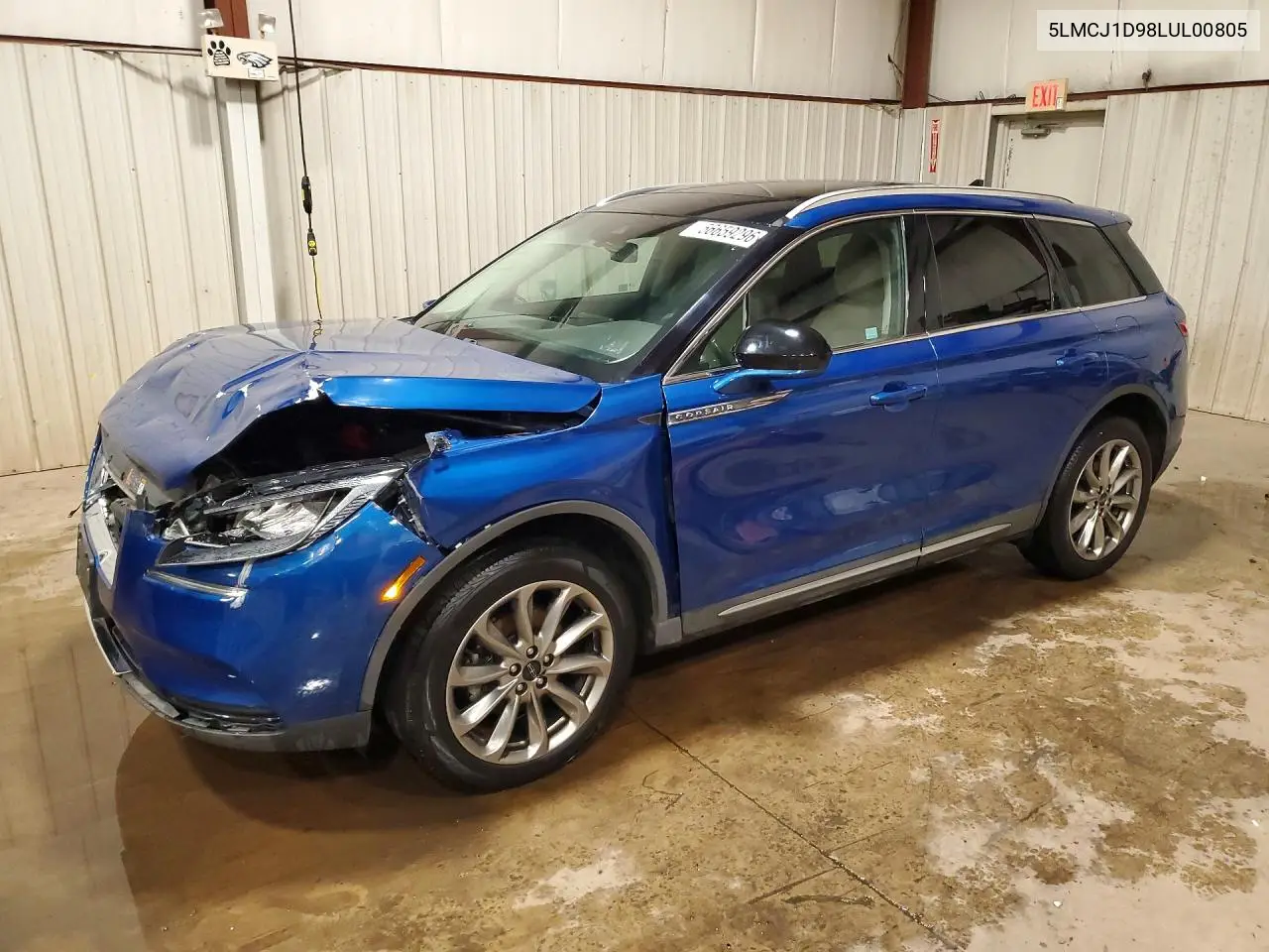 2020 Lincoln Corsair VIN: 5LMCJ1D98LUL00805 Lot: 56659296
