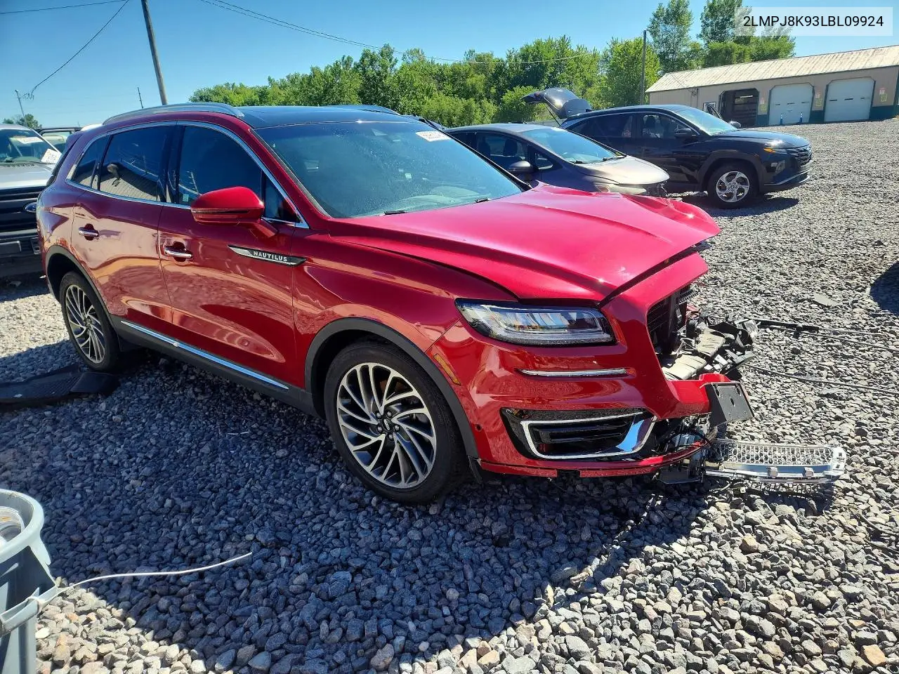 2020 Lincoln Nautilus Reserve VIN: 2LMPJ8K93LBL09924 Lot: 56963746