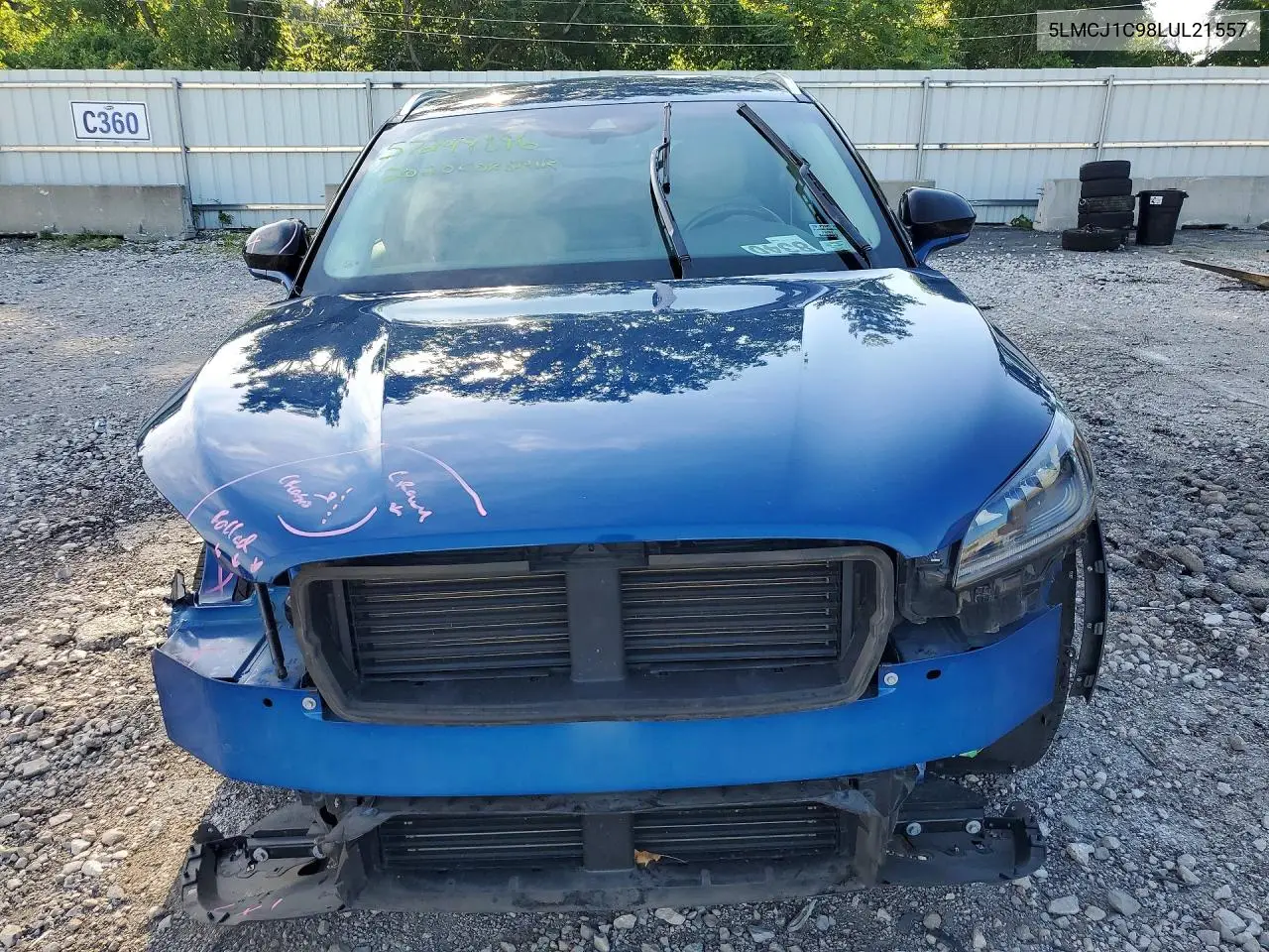 2020 Lincoln Corsair VIN: 5LMCJ1C98LUL21557 Lot: 57249896