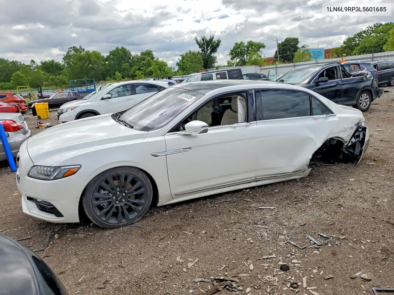 2020 Lincoln Continental Reserve VIN: 1LN6L9RP3L5601685 Lot: 57593436