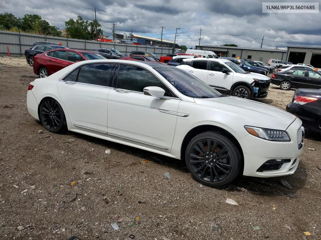 2020 Lincoln Continental Reserve VIN: 1LN6L9RP3L5601685 Lot: 57593436