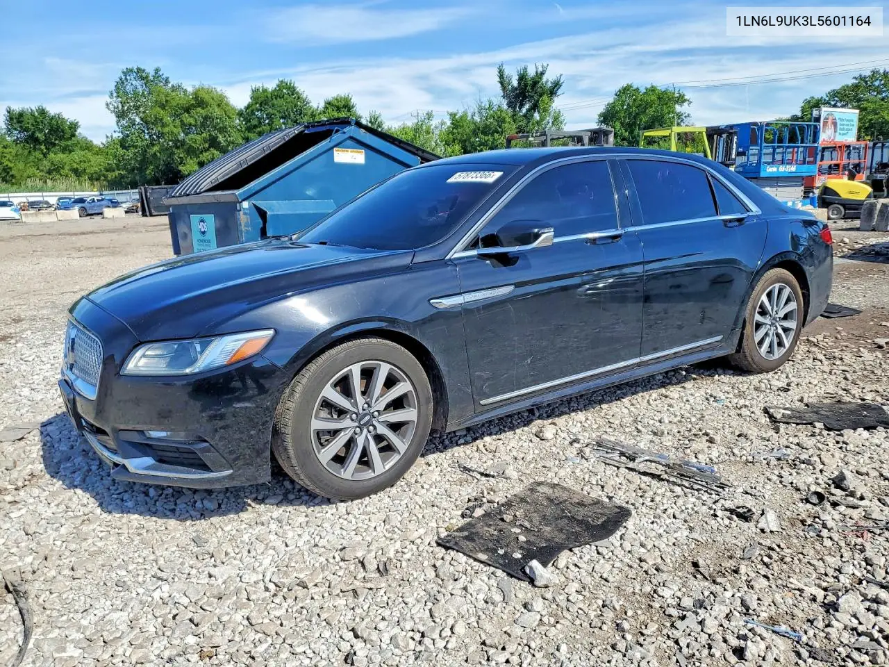 2020 Lincoln Continental VIN: 1LN6L9UK3L5601164 Lot: 57873366