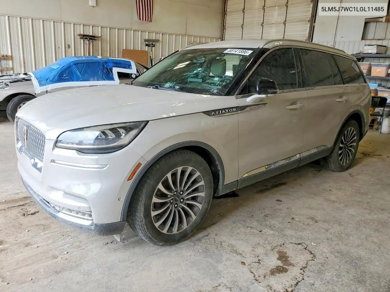 2020 Lincoln Aviator Reserve VIN: 5LM5J7WC1LGL11485 Lot: 58141886